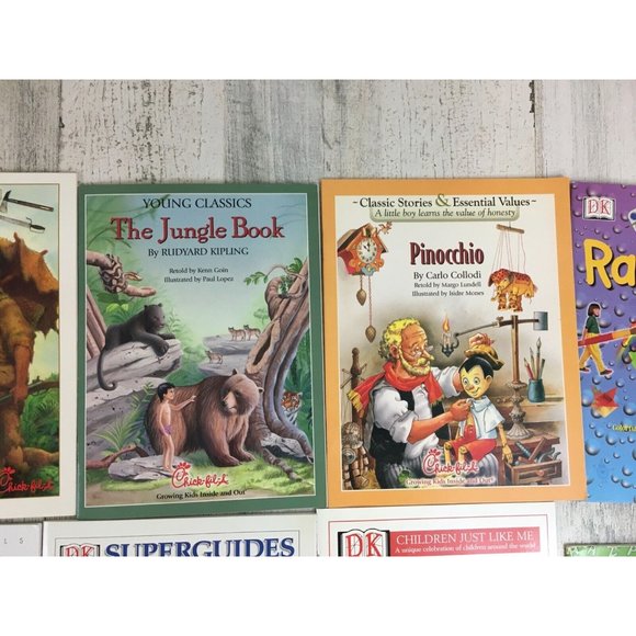 Lot of 16 Chick-fil-a Books Kids Classics DK Amazing Animals Parrots Science Vtg - Picture 3 of 14